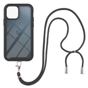 360 full body slim protective case with front frame and lanyard for iphone